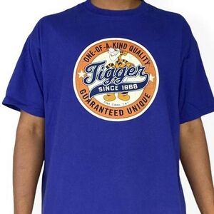 Disney Store Tigger Graphic T-Shirt Adult XL 90s T Shirt Vintage BLUE